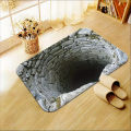 3D Optical Illusion Endless Abyss Non-Slip Door Mat Machine Washable for Bathroom Bedroom Camping Yoga Durable Floor Mat. 