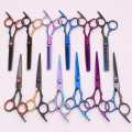 6.0'' Hair Scissors Professional Cutting Shears Thinning Hairdressing Haircut Comb Razors Sets Salon Barber & Home Dropshipping. 
