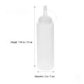 1/3/6pack Squeeze Bottle Condiment Squeeze Bottles Plastic ketchup Squeeze Squirt bottle For Sauce, BBQ, Dressing, Paint.
