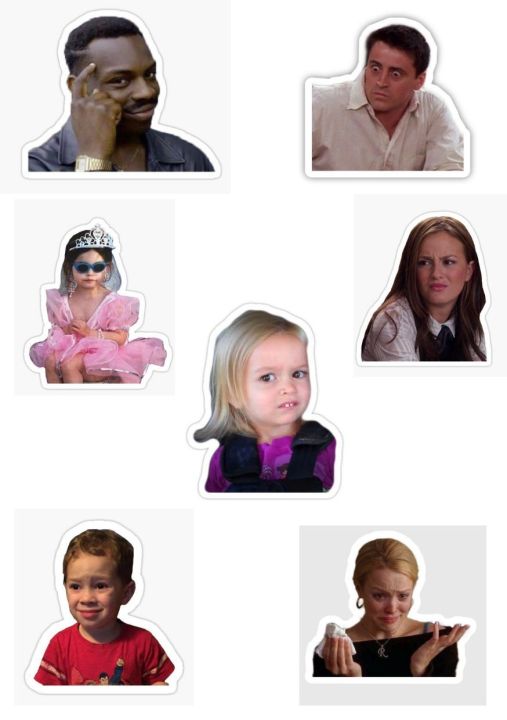 Memes sticker sheet Funny stickers for meme lovers
