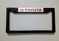 TOYOTA-Car Number Plate Frame, Car License plate- (2PC/SET). 
