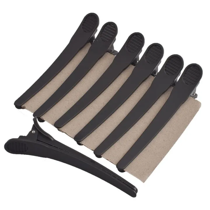 12pcs%20Hairdressing%20Hair%20Clip%20Salon%20Professional%20Women's%20Braided%20Tools%20Black%20Plastic%20Hairpin%20Clamps%20Claw%20Section%20Alligator%20Clips%20-%20Image%206