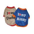 Cotton Knitted Pet Clothes Strong Durable Puppy Clothes Thickened Raglan Warm Sweatshirts For Spring Autumn.