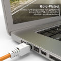 ZoeRax 2pcs Tool Free RJ45 CAT6 Connector Ethernet Termination Plugs, 23AWG to 26AWG Cable Internet Plug Installation Toolless.
