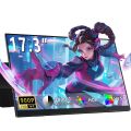 AHXJKA 17.3 Inch Portable Monitors 72%sRGB 1600*900P IPS With Type-C Mini HDMI For Laptop Phone XBox PS4/5 Mac SwitchExtender.