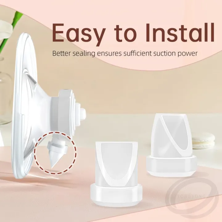 8Pcs%20Duckbill%20Valves%204Pcs%20Silicone%20Diaphragm%20Set%20Compatible%20with%20Momcozy%20M5%20Electric%20Breast%20Pump%20Replacement%20for%20Pump%20Efficiency%20-%20Image%203