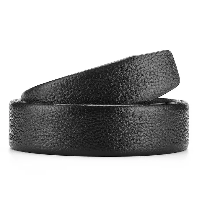 2Pcs%20Men's%20Belt%20Without%20Buckle%203.5cm/1.37inch%20Width%20Brand%20High%20End%20Belts%20Black%20Soft%20PU%20Leather%20Men%20Belts%20Body%20No%20Buckle%20Strap%20-%20Image%206