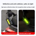 1/2PCS Motorcycle Engine Crash Bar Guard Decorative Crash Protection Adhesive Anti-Scratch Block with Reflective Warning Tape.