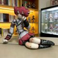 Anime Kasane Teto Cosplay Doll Plush Stuffed Dolls Cute Figure Room Decoration Abstract Wire Skeleton Cosplay Accessories .