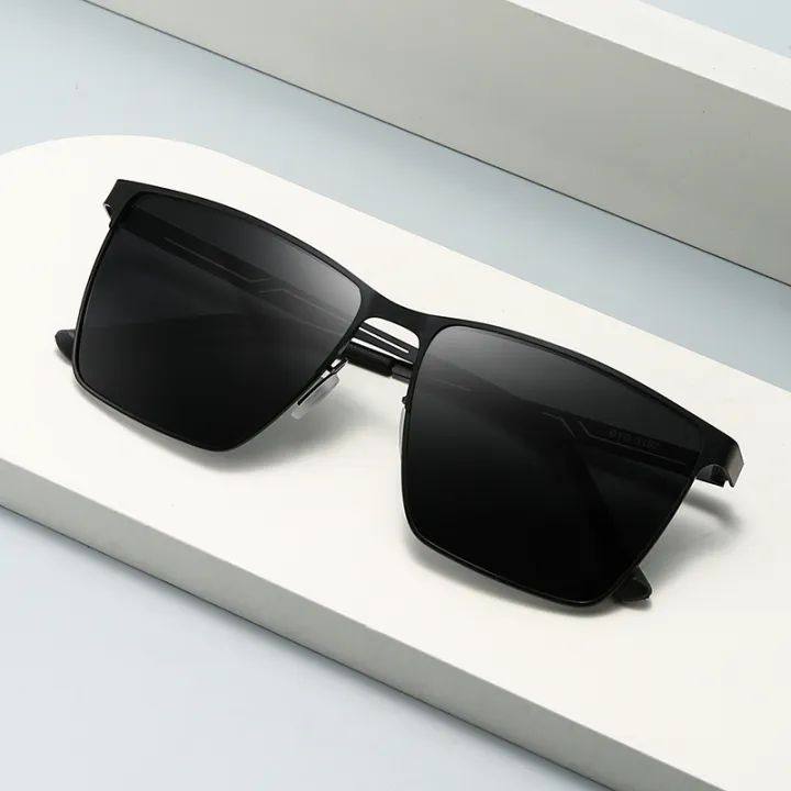 New%20Men's%20Business%20Polarized%20Sunglasses%20Metal%20Square%20Frame%20Fashion%20Sunglasses%205152%20-%20Image%202
