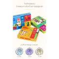 Puzzle for kids Joan Miro math series and counting numbers-first puzzle-match and count. 