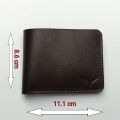 Premium Leather Bifold Wallet | Genuine Chocolate Brown | FalconFlare. 