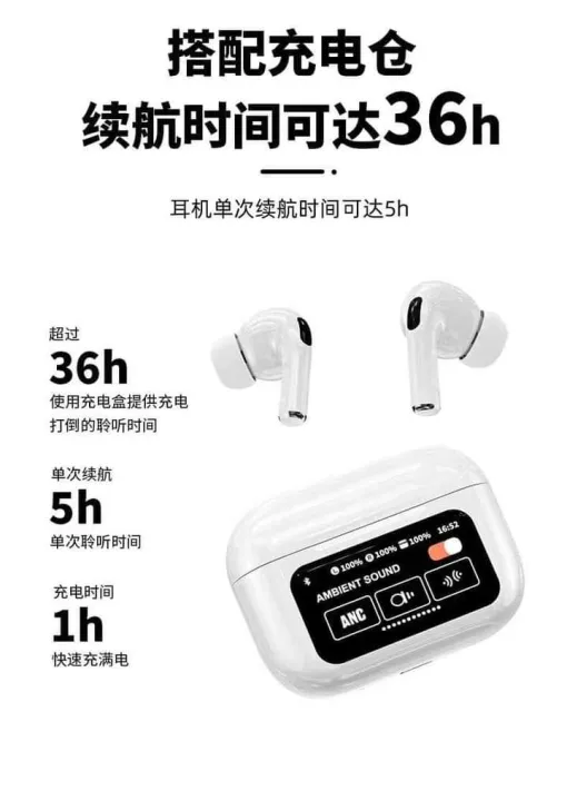 Airpods%20A9%20pro%20Touch%20Screen%20Display%20with%20ANC%20ENC%20-%20Image%204