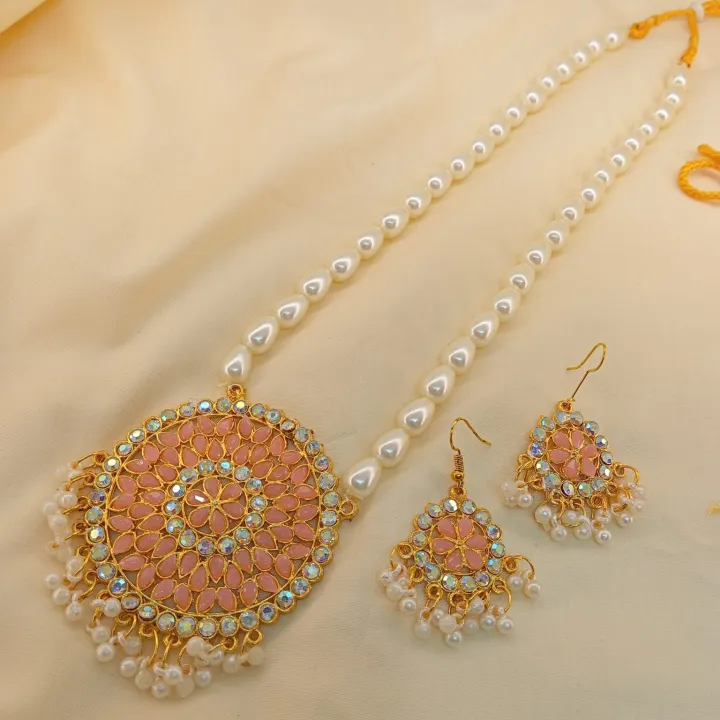 Kundan%20Choker%20Set%20Jewelry%20Unisex%20Fashion%20Necklaces%20And%20Pendants%20Accessories%20for%20women%20-%20Image%203