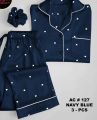 *Silk night suit for women With Ponytail*. 