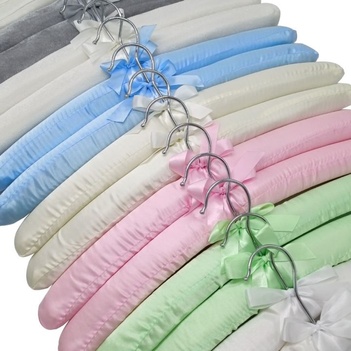 5%20Pcs%20Satin%20Padded%20Clothes%20Hanger%20Silk%20Wrapped%20Coat%20Jacket%20Rack%20Shop%20Display%20Hanger%20-%20Image%204