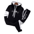 2024 Mens Tracksuit Casual Classic Hooded Sweatshirt Jogging Clothing High Quality Simplicity Versatile Printing Tops Pants Suit.