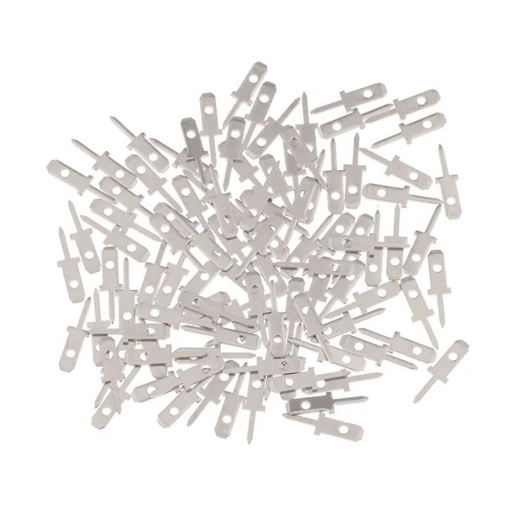 50Pcs%20Sliver%202.8%20Inserts%20Plug%20Spring%20Terminal%20PCB%20Solder%20Lug%20Thickness%200.8mm%20One%20Legs%20PCB%20Welding%20Sheet%20-%20Image%203