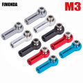 10PCS M3 Metal Ball Joint for RC Steering Linkage, Upgrade Parts for Axial SCX10 Tamiya CC01 1/10 Scale RC Crawler. 