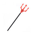 Devil Pitchfork Prop Plastic Devil Halloween Costume Accessories Red Fork Staff Masquerade Cosplay Party Supplies For Adults Kid. 