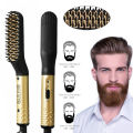 Electric Hot Comb Straightener Multifunctional Quick Heated Men Beard Care Brush Beard Anti-Scald Straightener Comb Hair Tools. 