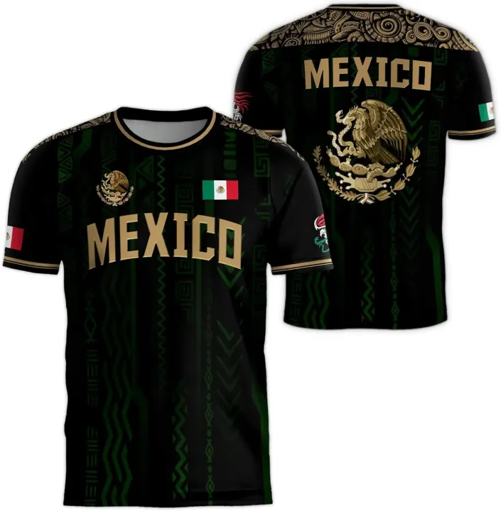 MEXICO%20Flag%203D%20Print%20Sport%20Quick-dry%20Breathable%20Men%20T-shirt%20Outdoor%20Football%20Jersey%20Team%20Short-sleeve%20Parent-child%20Top%20Clothing%20-%20Image%206
