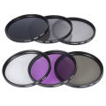 Andoer 67mm Lens Filter Kit Tool UV+CPL+FLD+ND(ND2 ND4 ND8) with Carry Pouch / Lens Cap / Lens Cap Holder / Tulip &  Lens. 