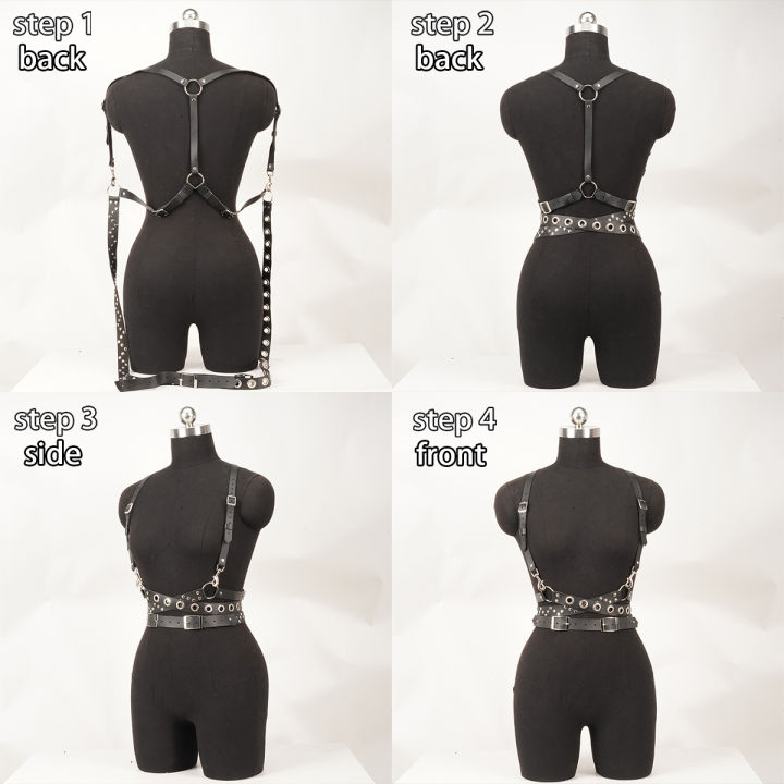 Women%20Fashion%20Belt%20Corsett%20Belt%20Street%20Style%20Leather%20Lingerie%20Chest%20Harness%20Punk%20Rock%20Leather%20Belt%20Gothic%20Accessories%20Clothing%20-%20Image%206
