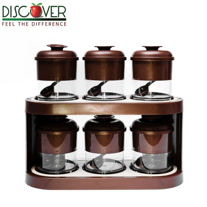 Discover%20PICA%C5%83TE%202%20tier%20condiment%20and%20spice%20rack%20with%206pcs%20double%20colour%20round%20jars%20n%20spoon%20450ml.%20-%20Image%206