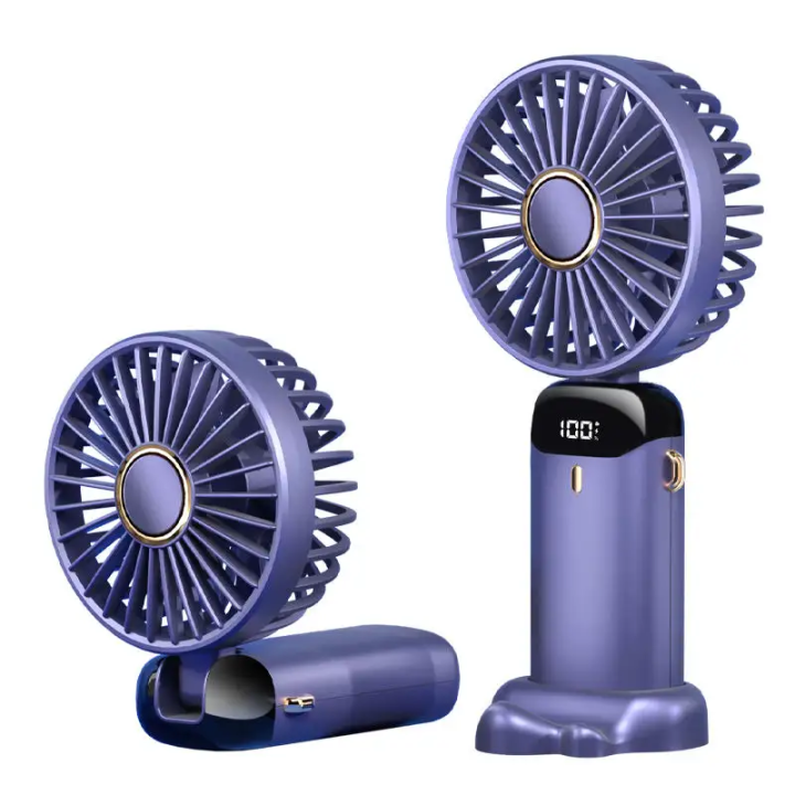 Handheld%20Mini%20Fan%20Foldable%20Portable%20Neck%20Hanging%20Fans%205%20Speed%20USB%20Rechargeable%20Fan%20with%20Phone%20Stand%20and%20Display%20Screen%20%7C%20Multicolor%20-%20Image%205