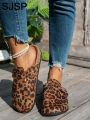 2025 New Women's Casual Autumn and Winter Outdoor Activity Shoes with Animal Prints, Leopard Print, Cow Print, New Mule Shoes, Slip-On Slippers, Outdoor Flat Beach Shoes, Trendy Fashion Animal Print Cow Print Leopard Print Cork Sole Sandals Suitable fo....