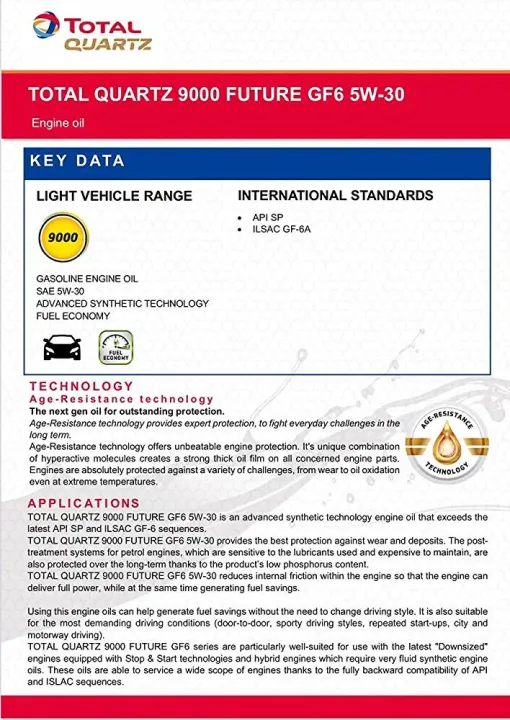 TOTAL%20QUARTZ%205W30%20%20(4Liters)%20%20Future%209000%20GF-6%20API-SP%20ILSAC%20ENGINE%20Oil%20-%20Image%206