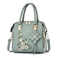 Yogodlns Luxury Embroidery Handbag For Women PU Leather Tassel Crossbody Bag Designer Handle Bag Brand Female Shoudler Bag bolso.