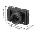 STUOGYUM 4K Vlogging Camera,48MP Digital Camera For Photography With Autofocus 3.0 Inch Touch Screen,180 Degree Flip Screen. 