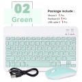 2027 Super New Hebrew/English Portable 10 inch Wireless Keyboard and Keyboard set For iPad  Tablet Laptop IOS Android. 