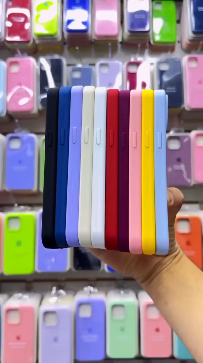 Premium Liquid Silicone Phone Case For Apple iphone 11 Series 6.1" Inch Liquid Silicone Mobile Back Case Soft Silicone Phone Cover (Back Case Cover For Smartphone)