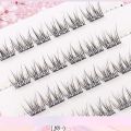 QSTY Self Adhesive Eyelashes Clusters kit Press on Lashes No Glue Need Soft Lash Clusters Kit Reusable Self Adhesive Lashes with. 