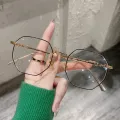 Classic Blue Light Blocking Women Glasses Frame Fashion Metal Spring Hinge Eyewear Optical Prescription Eyeglasses Frames. 