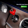 Luxury Metal Push-to-Start Button Cover for Car, Engine Start/Stop Joystick, Ball-bar Starter Cover for Decorative Accessories.