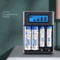 Universal USB LCD Display Smart Intelligent Battery Charger With 4 Slots For AA/AAA NiCd NiMh Rechargeable Batteries Charger. 