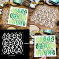 Original Lovely Plants Leaves Branches Partterns Stencils, Paper - Spray Paint & Graffiti.