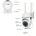 A7 Wireless Monitoring Camera 360 degree intercom 1080P Home Security Camera Remote HD Night Vision Camera Monitor Smart Home. 