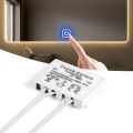 12V 5A Bathroom LED Dimmer Switch Capacitive CCT Dimmable Touch Sensor Switch For Mirror Light Backlight Decoration. 