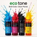 ECOTONE 100ml  4 COLOR INK (EPSON). 
