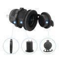 Cigarette Lighter Socket Car Marine Motorcycle ATV RV Lighter Socket Power Outlet Socket Receptacle 12V Waterproof Plug. 