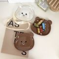 🐻Bear plate🐻Lovely cartoon pattern plastic dish multipurpose dish/food Cup 1 pc✨Ready to ship✨. 