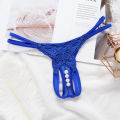 Butterfly with Pearls Tangas Women Sexy G String Sexy Underwear Thongs Ladies Lace Lingerie Sexy Transparent Panties. 