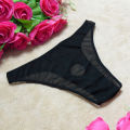 Sexy Lingerie Men Mesh Underwear Briefs Open Front Penis Pouch Hole Hollow Out Transparent Panties Underpants. 