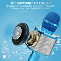 Kids Microphone for Singing, Wireless Bluetooth Karaoke Microphone for Adults, Portable Handheld Karaoke Machine, Toys for Boys and Girls Gift for Birthday Party (Blue). 