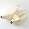 Funny Banana Cat Bed House Cute Cozy Cat Mat Beds Warm Durable Portable Pet Basket Kennel Dog Cushion Cat Supplies Multicolor. 